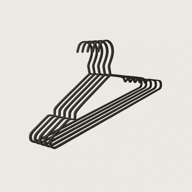 Cabides de veludo – 5 unidades | 10 unidades