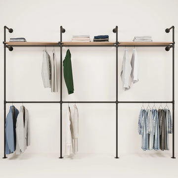 KIM DOUBLE 3 OAK – 3 prateleiras topo