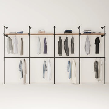 KIM DOUBLE 4 OAK – 4 shelves