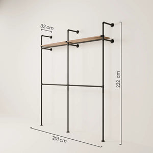 KIM DOUBLE 2 OAK – 2 prateleiras
