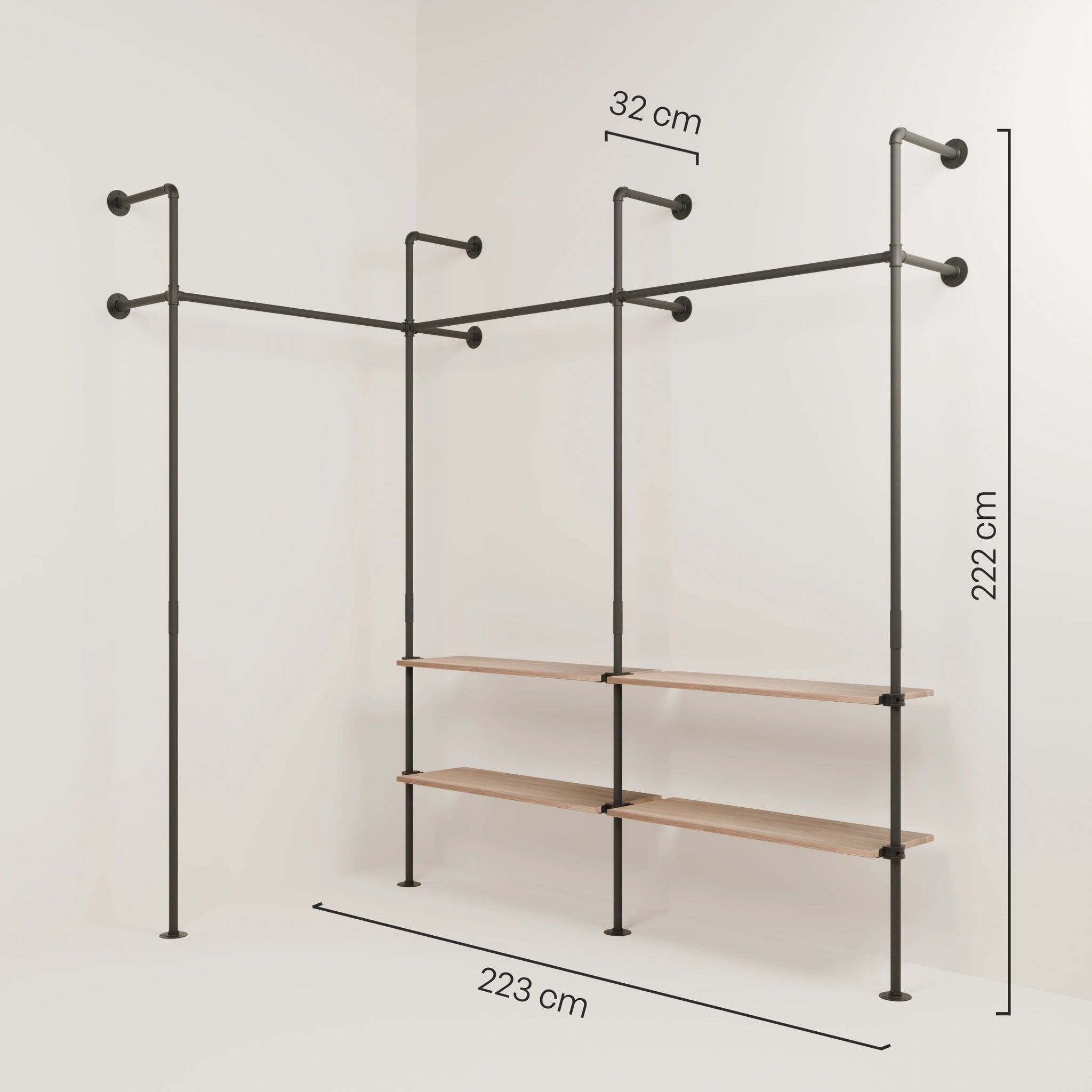 KIM EDGE 3 OAK – 4 prateleiras