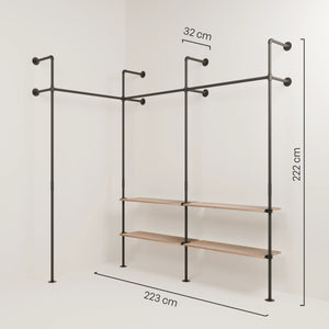 KIM EDGE 3 OAK – 4 prateleiras