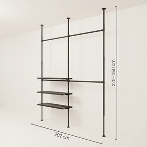 LOFT 2 METAL – 3 hyllor