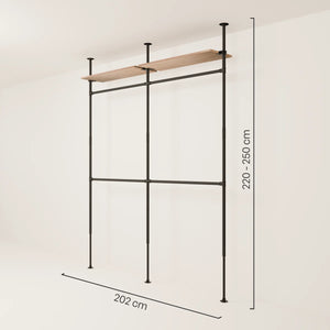 LOFT 2 OAK – 2 prateleiras