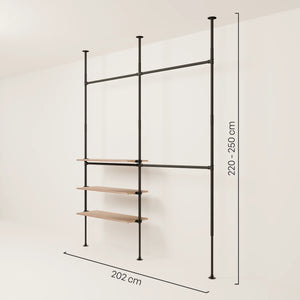 LOFT 2 OAK – 3 prateleiras