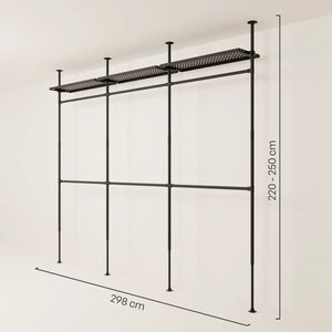 LOFT 3 METAL – 3 prateleiras na parte superior