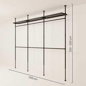 LOFT 3 METAL – 3 prateleiras na parte superior