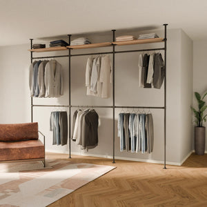 LOFT 3 OAK – 3 prateleiras na parte superior