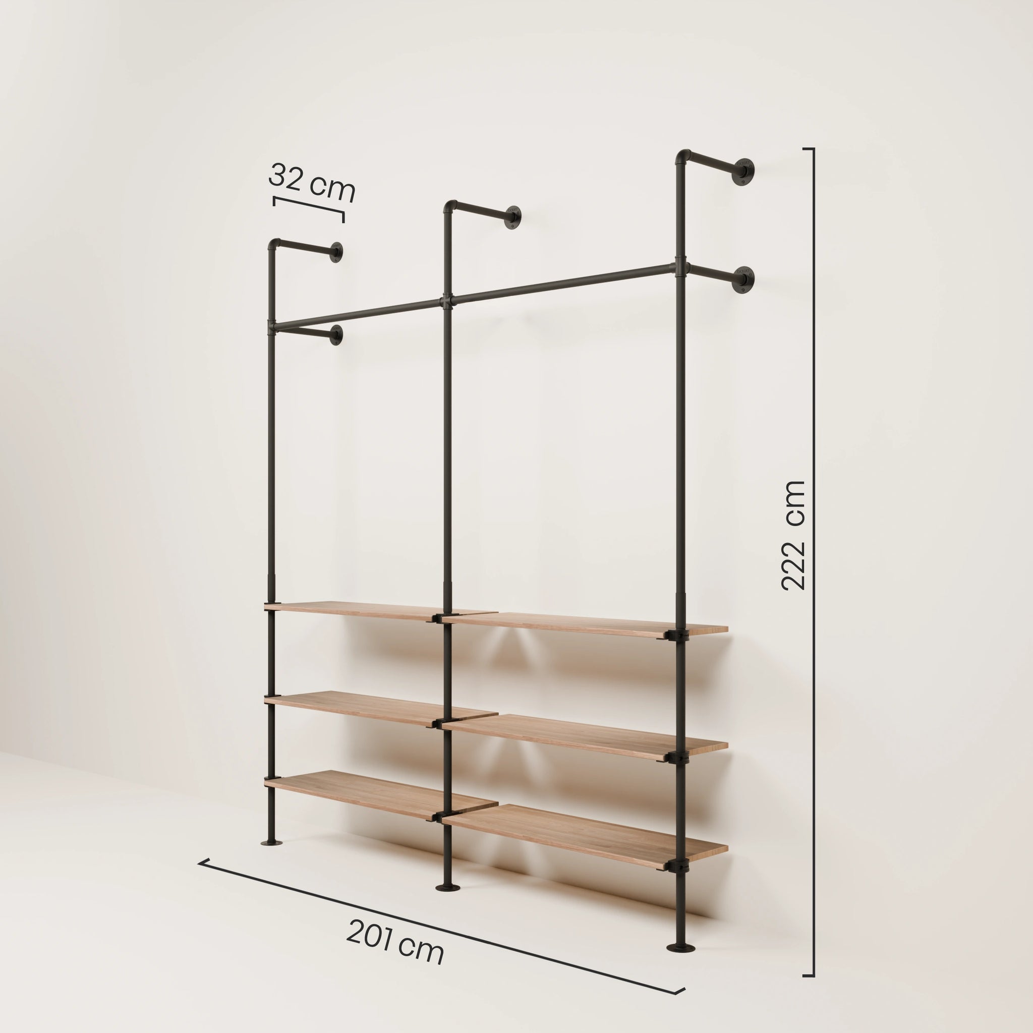 KIM 2 OAK – 6 prateleiras