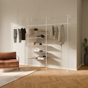 KIM 3 OAK – 5 prateleiras | branco