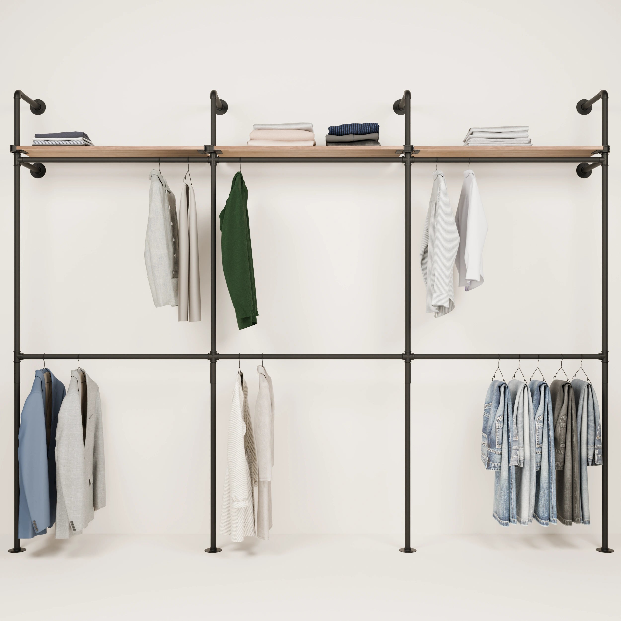 KIM DOUBLE 3 OAK – 3 prateleiras topo