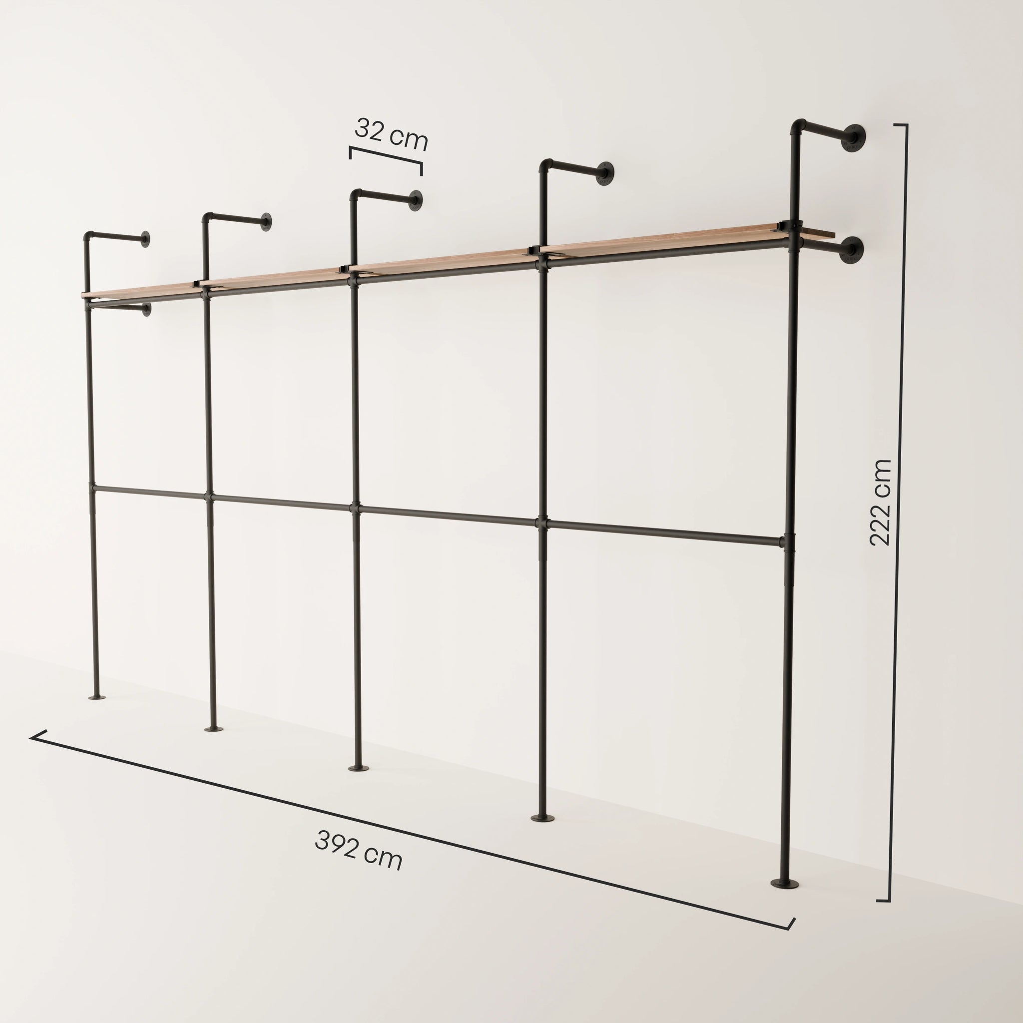 KIM DOUBLE 4 OAK – 4 prateleiras