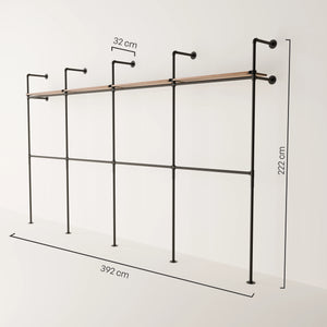 KIM DOUBLE 4 OAK – 4 prateleiras