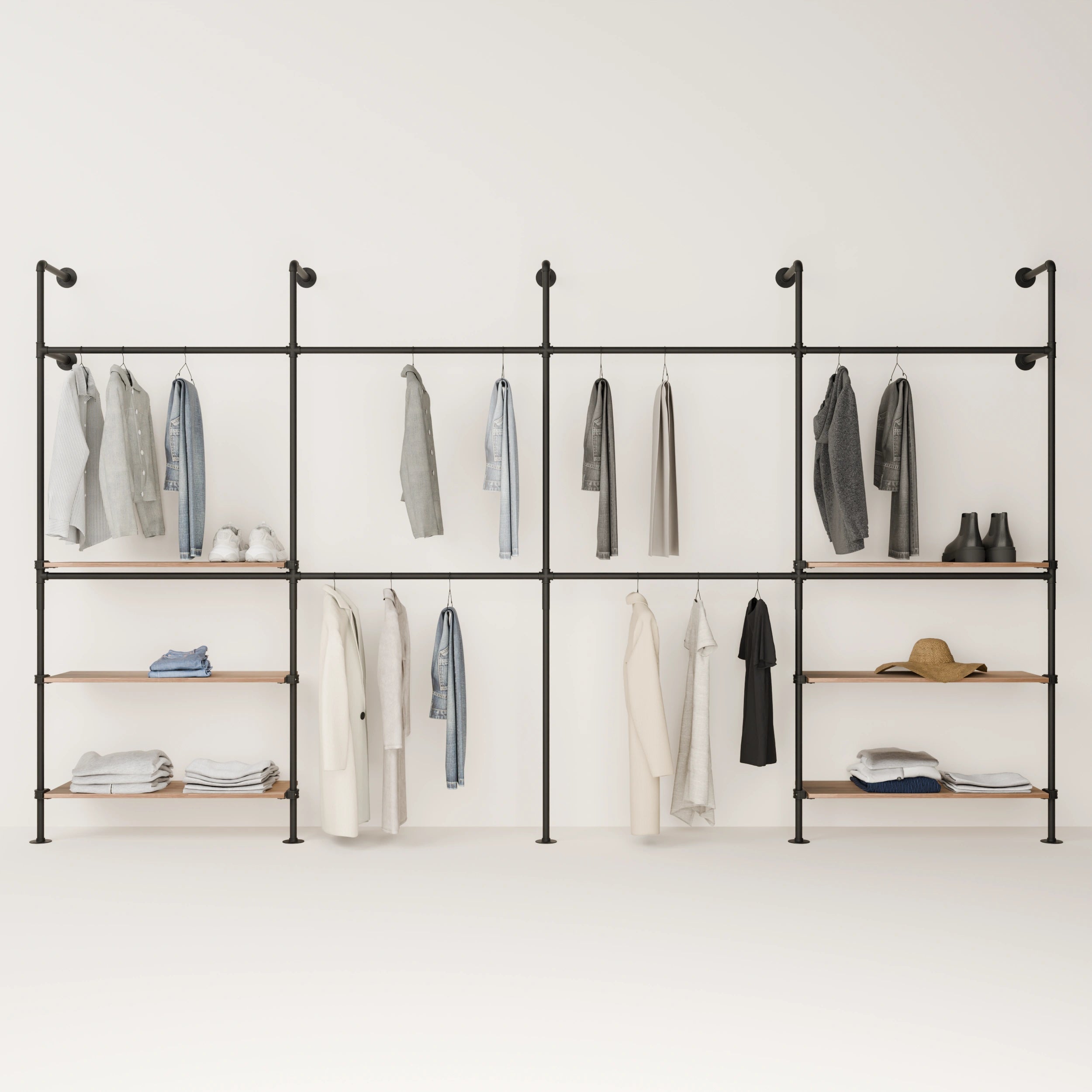 KIM DOUBLE 4 OAK – 6 prateleiras