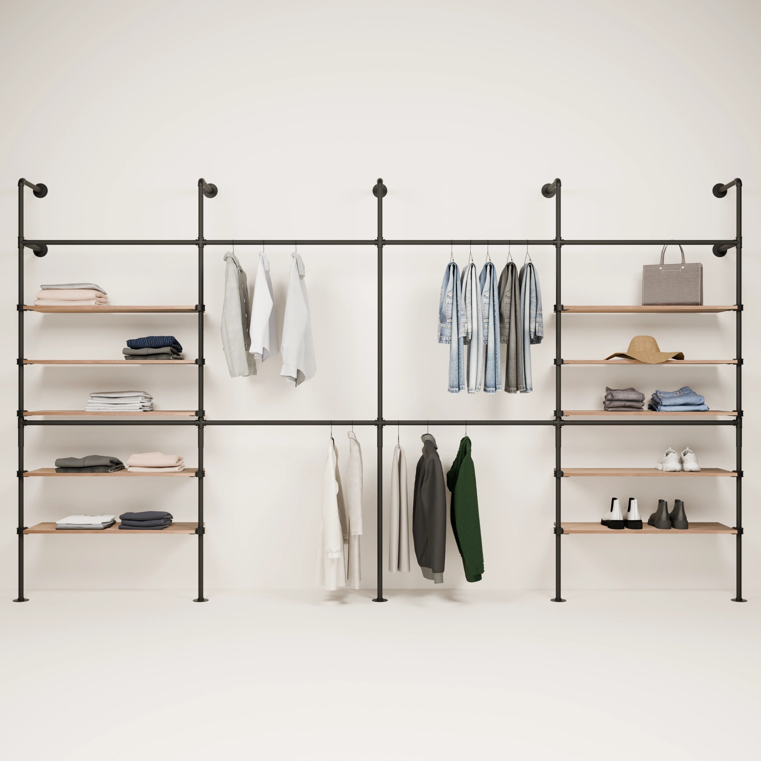KIM DOUBLE 4 OAK – 10 prateleiras
