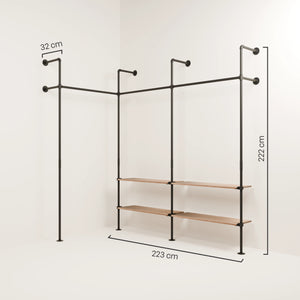 KIM EDGE 3 OAK – 4 prateleiras