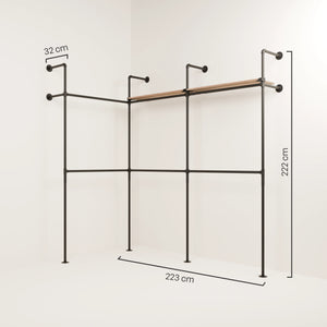 KIM EDGE DOUBLE 3 OAK – 2 prateleiras