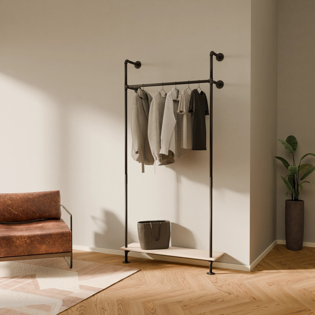 TILDA OAK – Garderobe | med skohylde