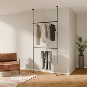 Teleskop Garderobe Raumtrenner