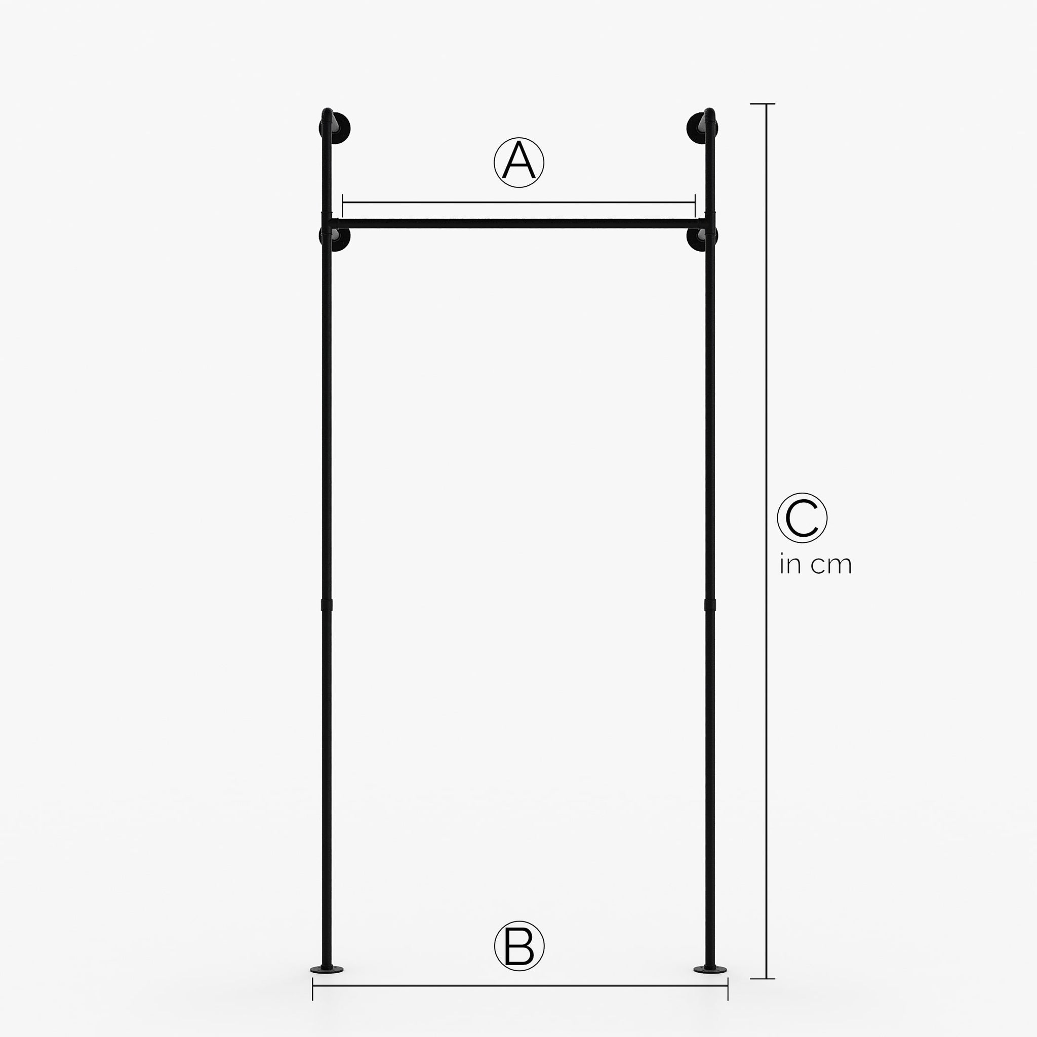 A medida – KIM I – armario industrial | diseño industrial | tubos negros