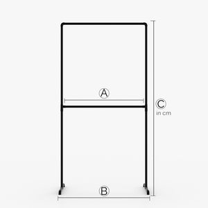 A medida – LAS – Perchero Industrial | diseño industrial | tubos negros